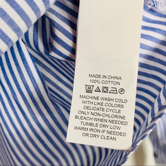 KATE SPADE ♠️ NWT Star Ruffle Shirt Size L - Picture 5 of 5